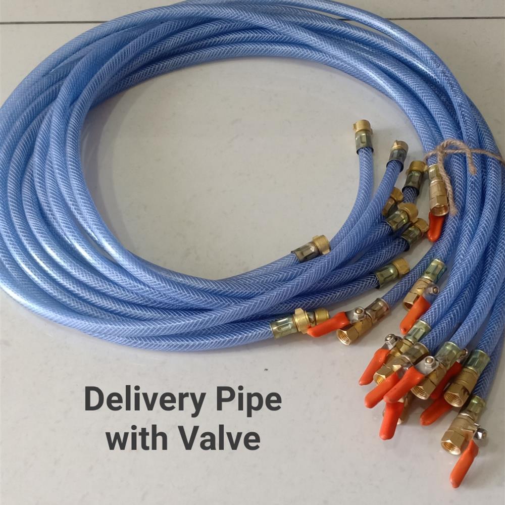 DELIVERY PIPE WITH VALVE