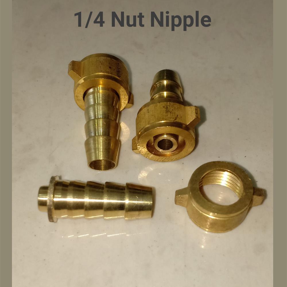 PUMP BRASS 1/4 NT NIPPLE